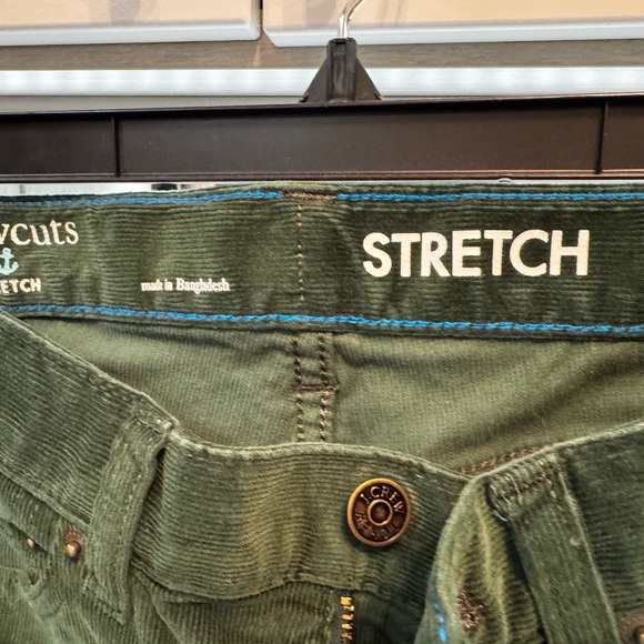 J. Crew emerald Green Corduroy Slim Flex Boys Pants Size 10 like new! - Picture 3 of 5